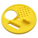 Chiusura per arnia 20 pz Disco in plastica con diametro di 6,8 cm, foro circolare e fessura Griglia di piccoli fori 2