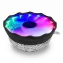 Chladič prosessorille TISHRIC RGB tuuletin 120 mm TDP 65 W Hiljainen 19 dBA Alumiini ja lämpöputki Valkoiset lapaset Intel LGA 1700:lle ja AMD AM3:lle 9