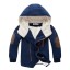 Chlapčenská zimná bunda s kožúškom J1320 5