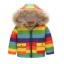 Chlapčenská zimná bunda so vzorom J671 10