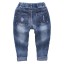 Chlapčenské roztrhané džínsy - Modré 1