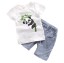 Chlapecký set - Tričko s pandou a šortky J677 1