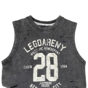 Chłopięcy letni top bez rękawów 100% bawełna Perforowany oddychający podkoszulek z nadrukiem i napisem Stylowy sportowy top różne kolory 5 Chłopięcy letni top bez rękawów 100% bawełna Perforowany oddychający podkoszulek z nadrukiem i napisem Stylowy sportowy top różne kolory 5