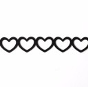 Choker avec motif de cœurs J679 9