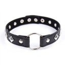 Choker com espinhos - preto 1