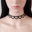 Choker con motivo a cuori J679 8