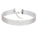 Choker damski z kryształkami 6