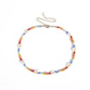 Choker en perles pour femmes avec des fleurs 10