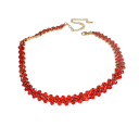Choker feminino com cristais, ajustável, acessório elegante para eventos noturnos 6