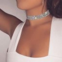 Choker feminino com pedras 1