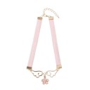 Choker feminino com pendente de asa 3