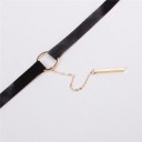Choker halskæde med vedhæng J678 6
