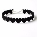 Choker med hjertemønster J679 10