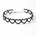 Choker med hjertemønster J679 11