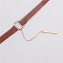 Choker Necklace with Pendant J678 2