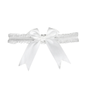 Choker pour femme avec nœud, collier en dentelle extensible, bande élastique pour le cou, accessoire délicat pour un usage quotidien et festif 1