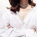 Choker pour femmes avec des pierres 4
