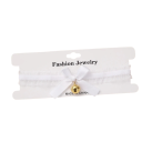 Choker pour femmes en dentelle avec pendentif en forme de nœud et fermoir, collier en velours, accessoire en dentelle pour un usage quotidien et des occasions spéciales 3