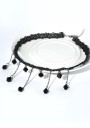 Choker - versierd met zwarte stenen 2