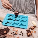 Chokoladeform med gravhundmønster 1