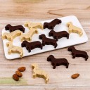 Chokoladeform med gravhundmønster 3