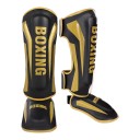 Chrániče holení a nártu na Muay Thai velikost S Pro výšku 105–135 cm Zesílená ochrana kotníku Pro děti Box i taekwondo 6