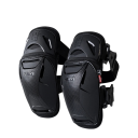 Chrániče kolen na motorku ochranné 24 x 13 cm pevná konstrukce černé pro motokros a terénní jízdu na motocyklech 1