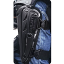 Chrániče kolen na motorku ochranné 43 x 18 cm pevná konstrukce pro motokros horskou cyklistiku a terénní jízdu 3