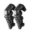 Chrániče kolen na motorku závodní ochranné délka 44 cm s popruhem 30 cm pevná konstrukce pro motokros a jízdu v terénu 3