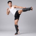 Chránires de boxeo para espinillas y empeines tamaño M Longitud 34,5 cm Correas de velcro Protectores de piernas de combate Boxeo 9