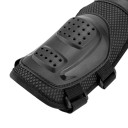 Chránițe universale pentru genunchi cu ventilație Motocross Enduro Ciclism Inline Ochelari de protecție cu curele ajustabile Plastic rezistent și umplutură moale 3