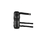 Chránițe universale pentru genunchi cu ventilație Motocross Enduro Ciclism Inline Ochelari de protecție cu curele ajustabile Plastic rezistent și umplutură moale 5