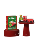 Christmas Building Set Train 9.2 x 3.9 x 4.5 cm 177 pcs Micro Blocks Plastic Model Mini Building Set Christmas Decoration 1