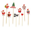 Christmas Cake Decorations 9 pcs 2