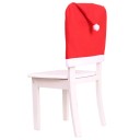 Christmas Chair Covers Santa Hat 4 pcs 4