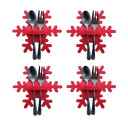 Christmas Cutlery Case - Snowflake 4 pcs 1