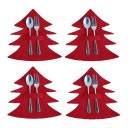 Christmas Cutlery Case - Tree 4 pcs V128 1