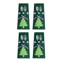 Christmas Cutlery Case with Christmas Tree 4 pcs 2