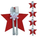 Christmas Cutlery Pocket Star 4 pcs 4