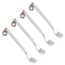 Christmas Forks with Wreath 4 pcs 3