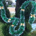Christmas Garland with Bows J1638 12