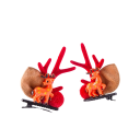 Christmas Hair Clips with Reindeer 2