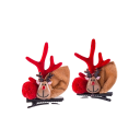 Christmas Hair Clips with Reindeer 4