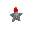Christmas Hanging Decoration Star 13 x 10 cm 2