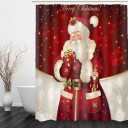 Christmas Motif Shower Curtain 2