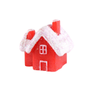 Christmas Red House 1