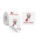 Christmas Toilet Paper 10 x 10 cm 2 Layers Roll with Christmas Motifs Decorative Paper Napkins Festive Kitchen and Home Decoration 1