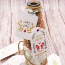 Χριστουγεννιάτικες ετικέτες 50 τεμ C617 3