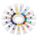 Χρώματα για ύφασμα σε σετ 12 τεμ Τύμπανο 12 ml Μόνιμο ακρυλικό χρώμα ανθεκτικό στο πλύσιμο Μη τοξική σύνθεση Για ρούχα, καμβά και παπούτσια Φορετή τέχνη 6