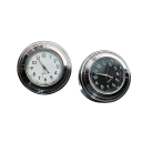 Chrome Waterproof Motorcycle Clock for Handlebars 22–25 mm Quartz Aluminium Watch Luminous Dial Night Vision Moto Accessories 8